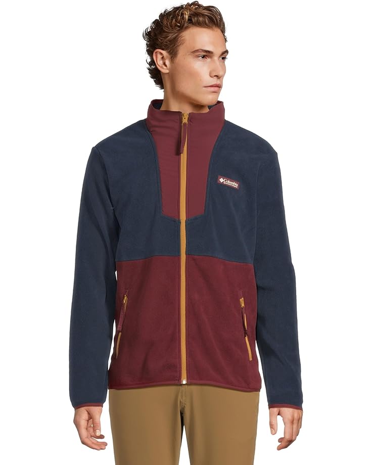 

Мужская флисовая куртка Columbia Sequoia Grove Full Zip, Rich Wine/Collegiate Navy