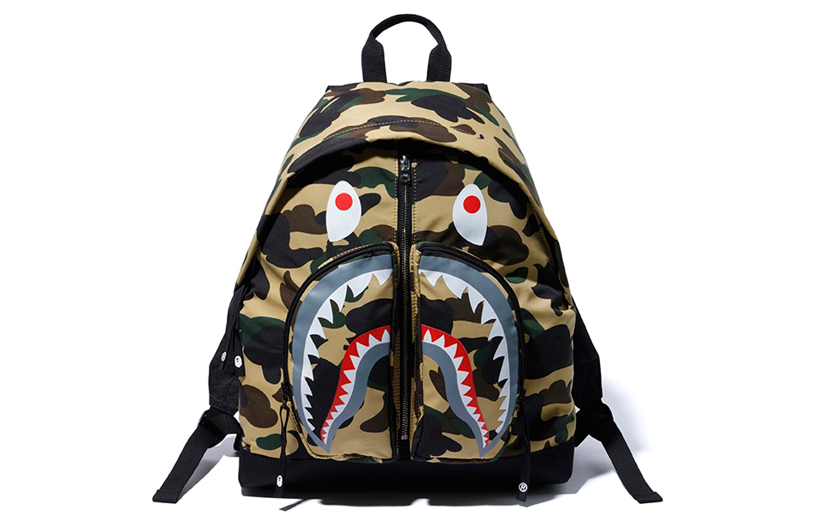 

A BATHING APE Нейлоновый рюкзак, обычный, унисекс, камуфляжный, желтый