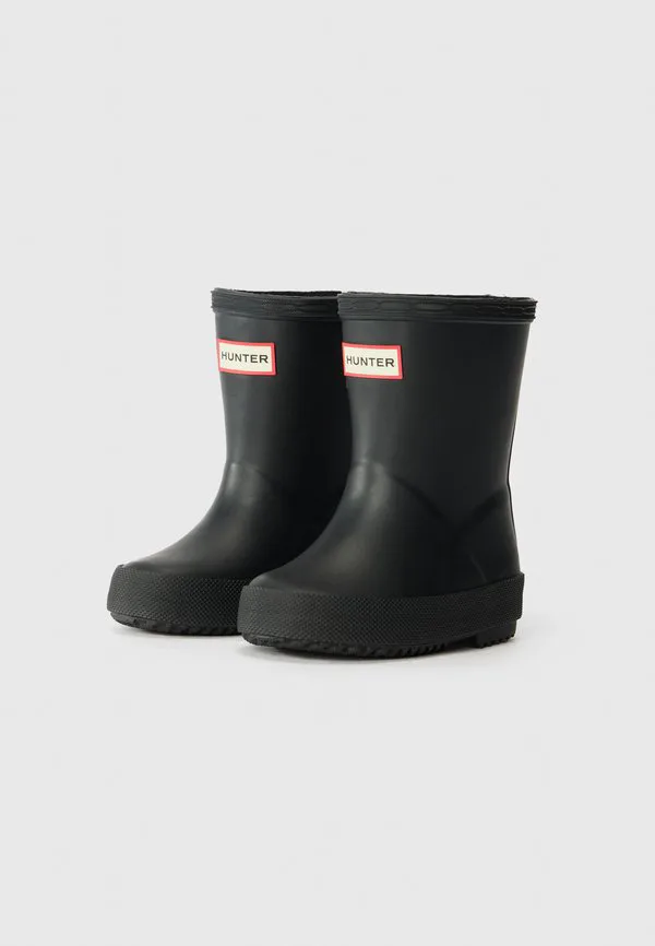 Детские первые сапоги-резиновые сапоги унисекс Hunter Original, Black — фото 2