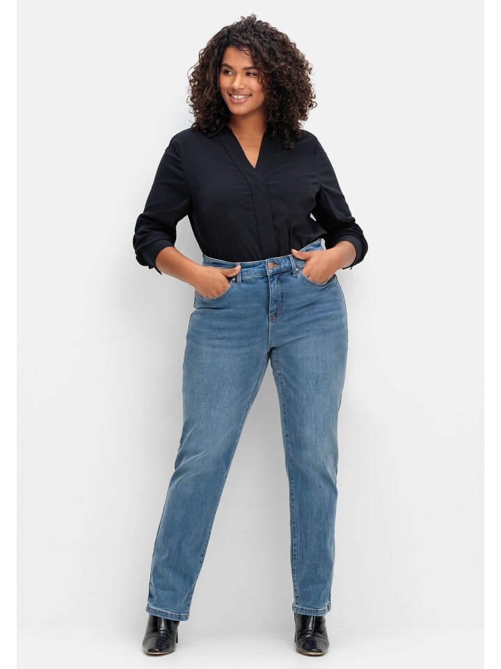 

Джинсы sheego, цвет blue denim