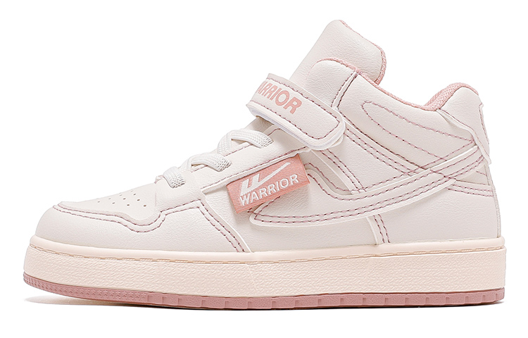 

WARRIOR Антискользящие износостойкие детские скейтбординговые ботинки beige/pink kids