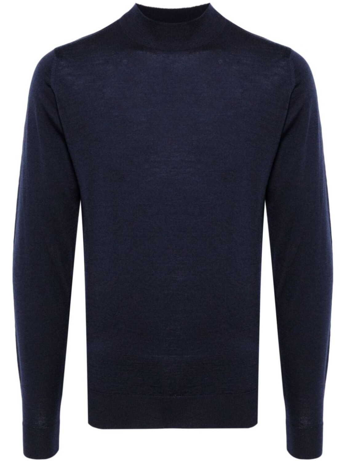 

John Smedley джемпер тонкой вязки с высоким воротником, синий