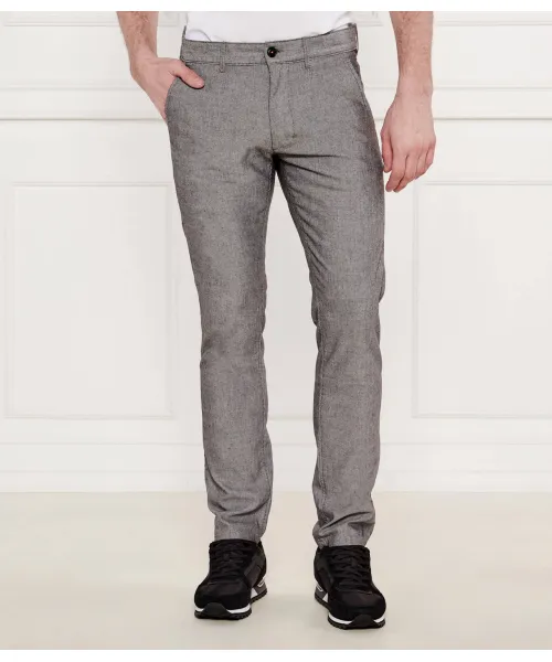 

Брюки чинос Slim fit Boss Orange, серый