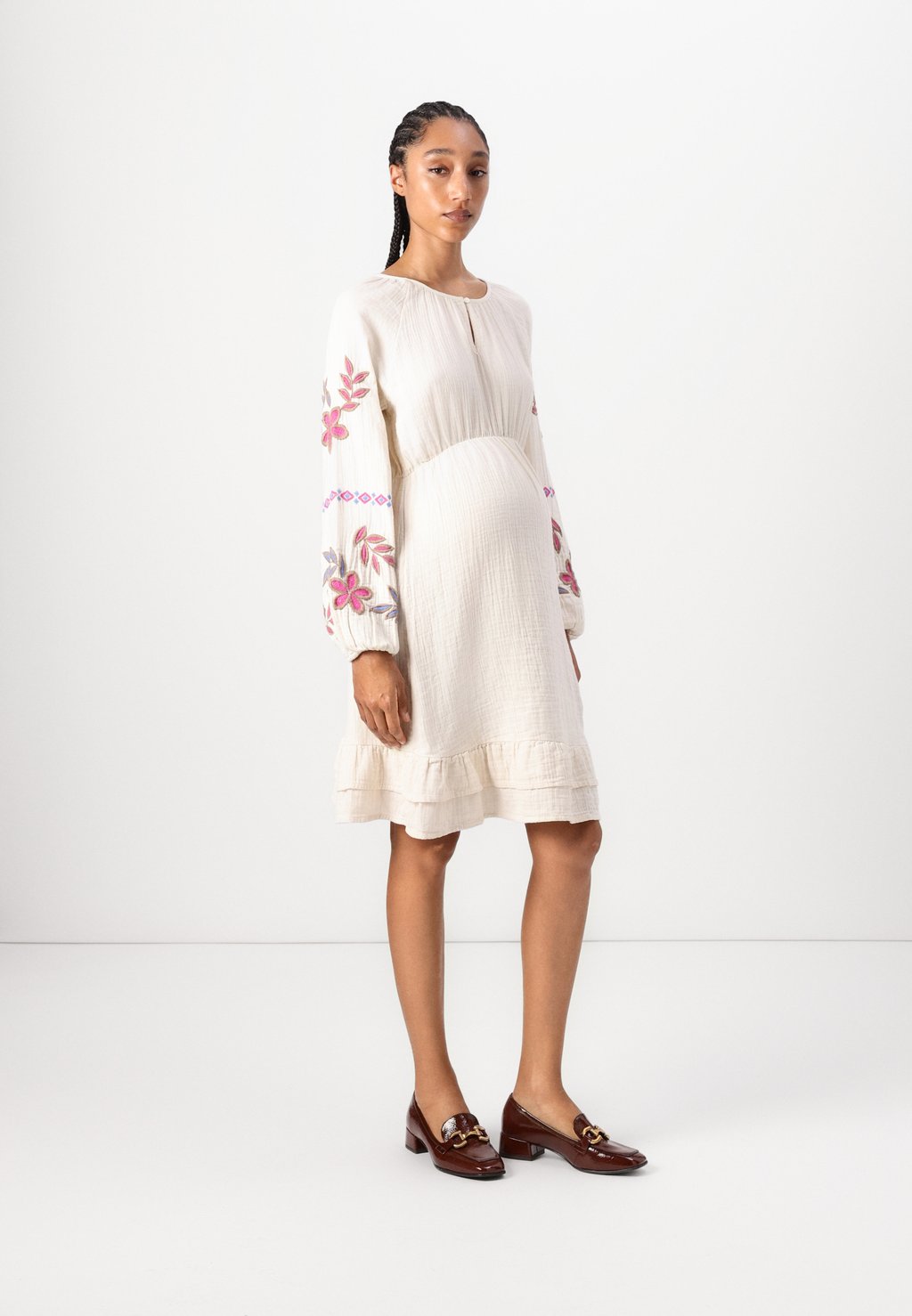 

Повседневное платье OLMBLAKE LIFE DRESS ONLY MATERNITY, бежевый