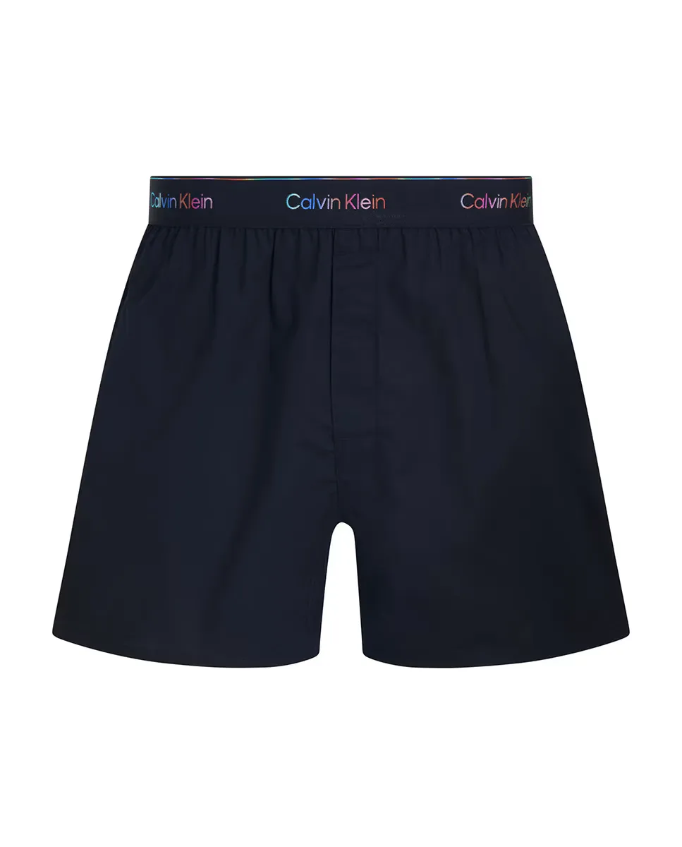 

Традиционные тканевые боксерские шорты Calvin Klein, чёрный