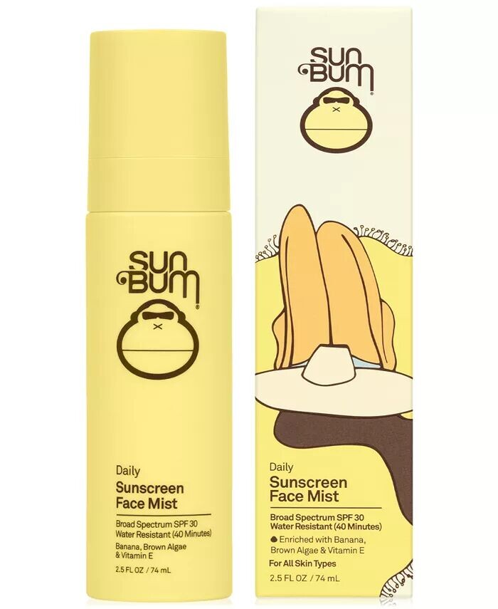 

Ежедневный солнцезащитный спрей для лица SPF 30 Sun Bum