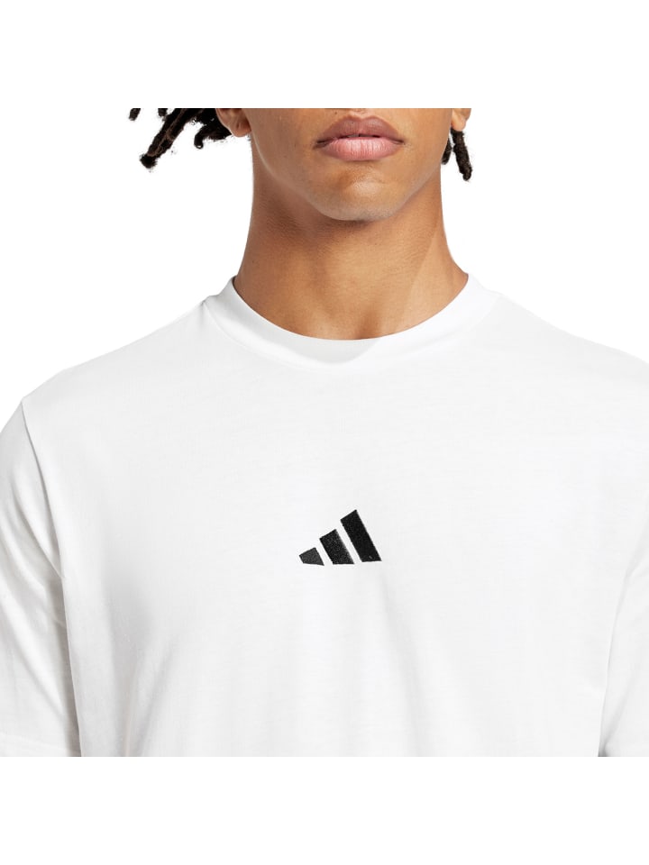 Adidas Футболка M 36 SJ T белого цвета — фото 3