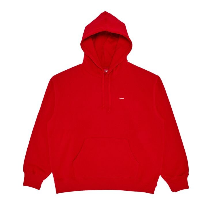

Толстовка Supreme Small Box Hooded Sweatshirt Red, красный