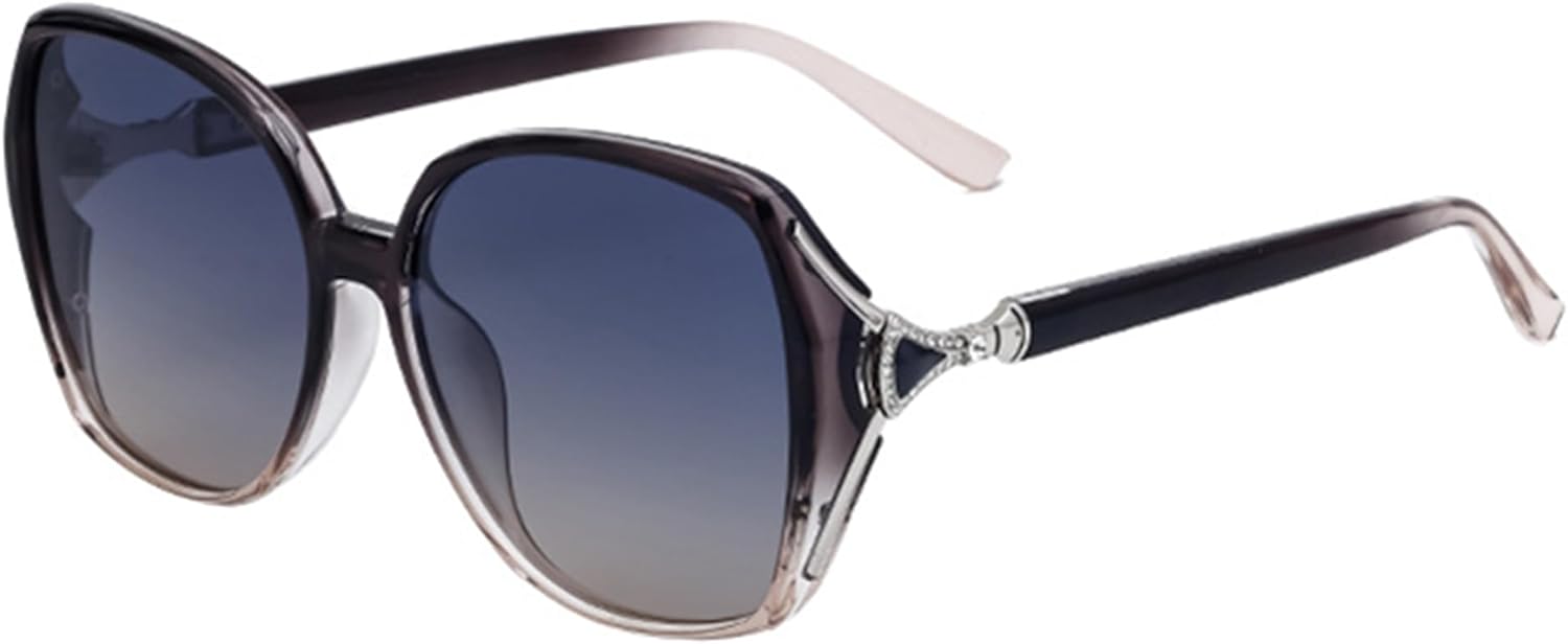 

Поляризованные модные женские квадратные солнцезащитные очки, сверкающие, элегантные, стильные, для вождения и отдыха на открытом воздухе, защита от УФ-излучения UV400 bullabulling, C5