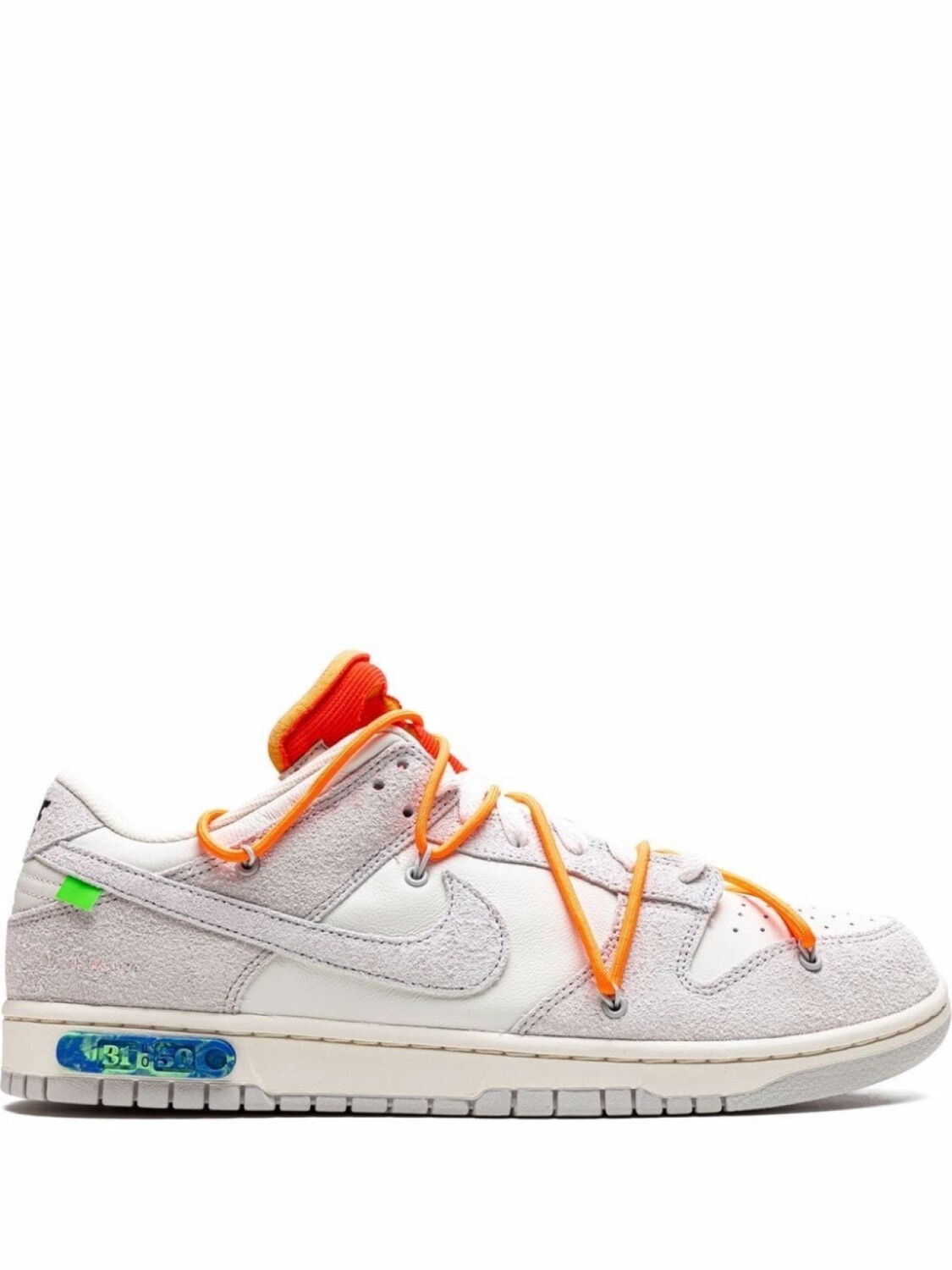 

Кроссовки Dunk Low Lot 31 из коллаборации с Off-White Nike X Off-White, бежевый