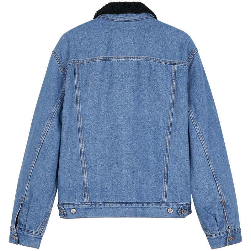 Calvin Klein Джинсовая куртка мужская, 0XW-Denim Blue — фото 3