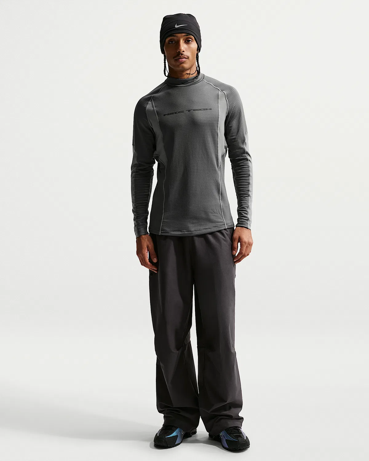 Мужские штаны Nike Tech Dri-FIT Shori Knit, Anthracite/Black