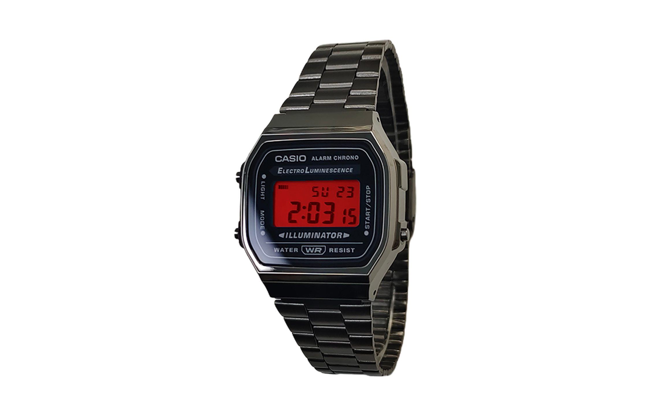 

CASIO Часы Vintage A168, Black Dial with Red Watch Glass