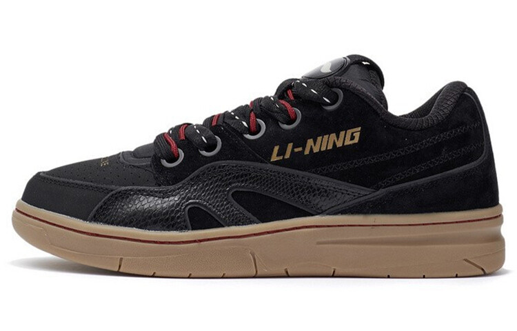 

Обувь для скейтбординга Мужская низкая черная Lining, Черный, Обувь для скейтбординга Мужская низкая черная Lining