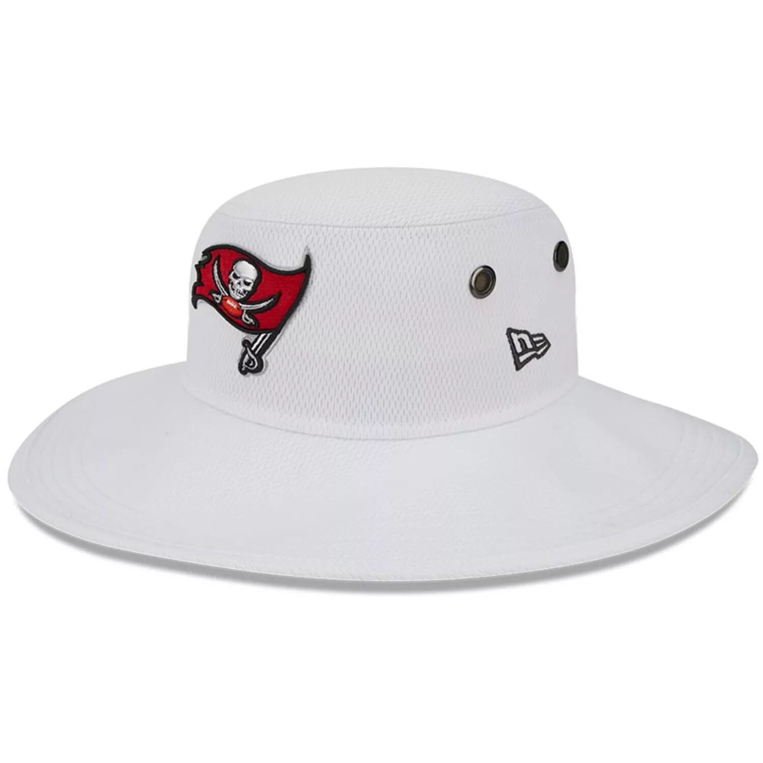 

Мужская панамская панама New Era White Tampa Bay Buccaneers 2023, тренировочный лагерь НФЛ