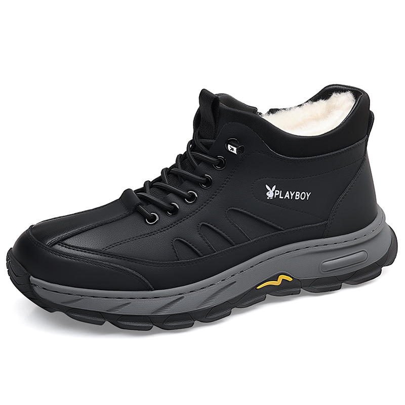 

Playboy Мужские зимние ботинки черные, цвет Black (Snow Boots)