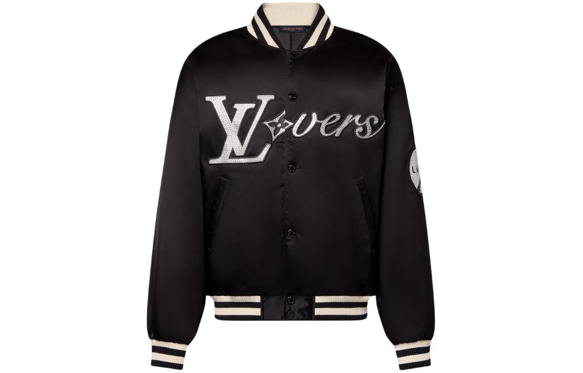 

Куртка мужская Louis Vuitton Embroidered Nylon, черный / белый