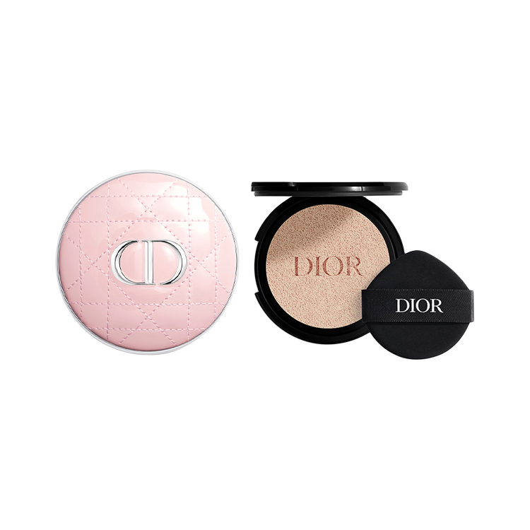 

DIOR Lock Makeup Cushion Pink Glossy Finish Wicker Pattern Case набор косметики Natural Concealing 13g+Shell