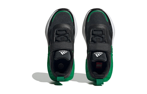 Кроссовки tech runner el x lego 'core black green' Adidas, мультиколор — фото 3