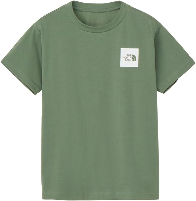 

Футболка с коротким рукавом The North Face с небольшим квадратным логотипом, защитой от УФ-излучения, для детей и малышей, зеленый