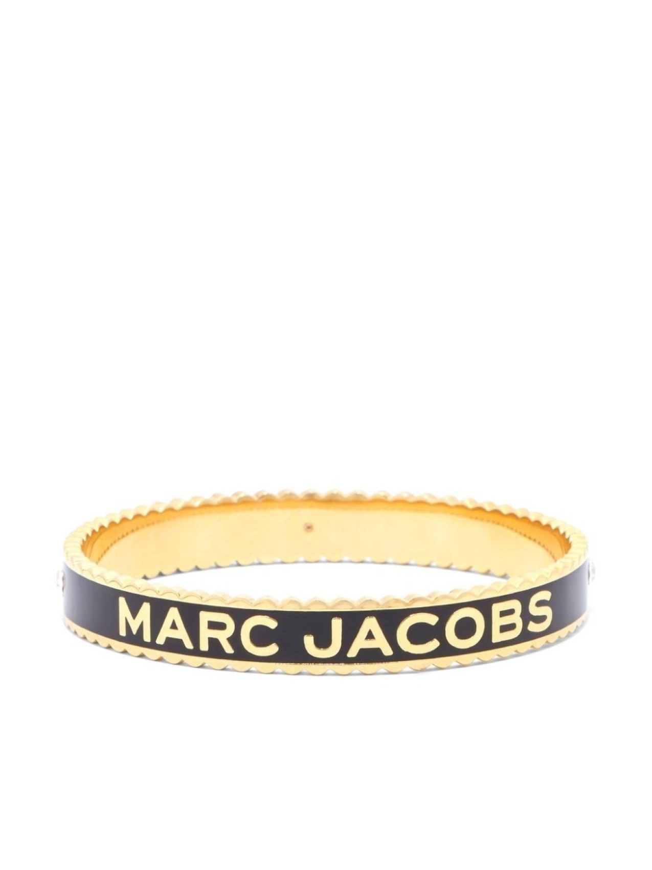 

Большой браслет-бэнгл The Medallion Marc Jacobs, черный