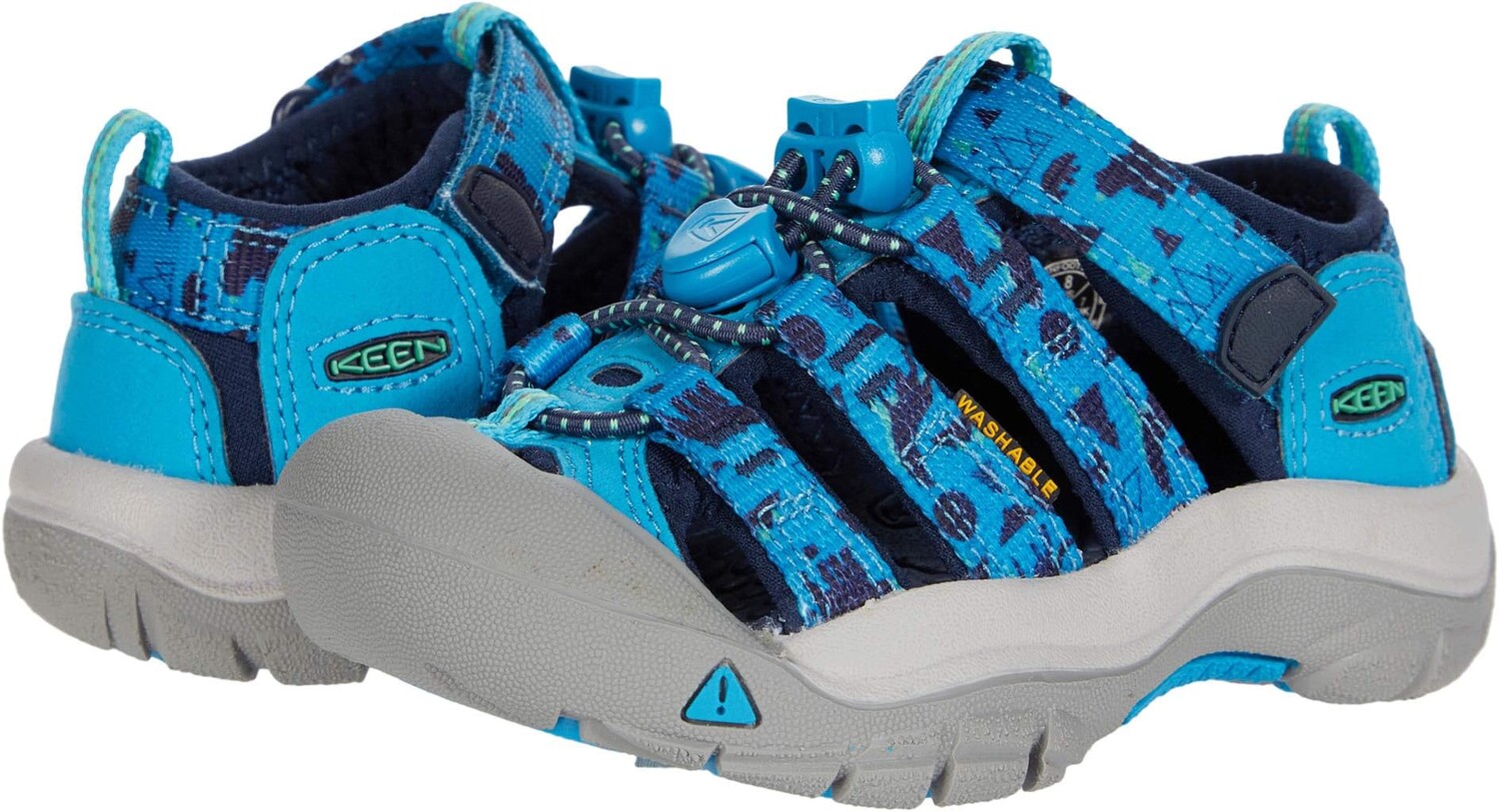 

Сандалии KEEN Kids Newport H2, цвет Vivid Blue/Katydid