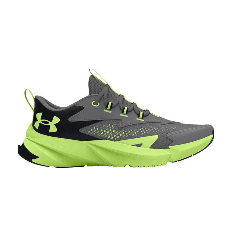 

Кроссовки Under Armour Scramjet 6 GS Titan Grey Morph Green, серый