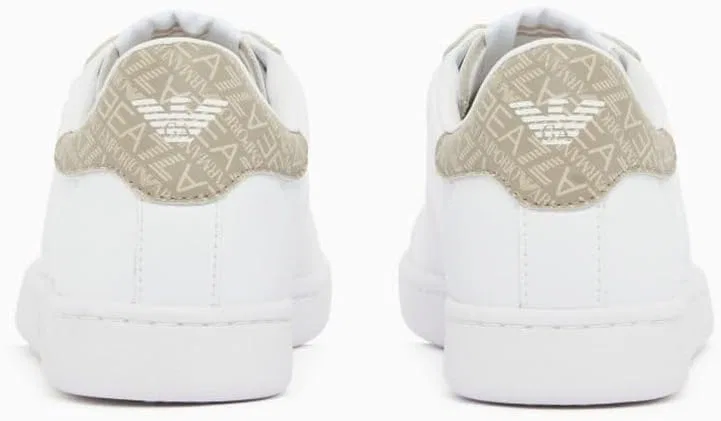 EA7 Emporio Armani Classic CC 7X000331AF10848 8033995868289-47 Мужские кроссовки, White Beige — фото 4