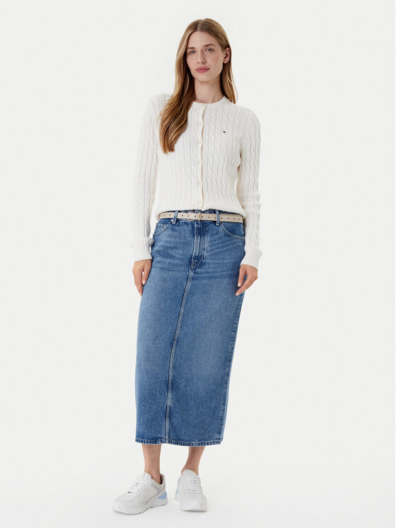 Джинсовая юбка regular fit WW0WW46503 Tommy Hilfiger, синий — фото 2