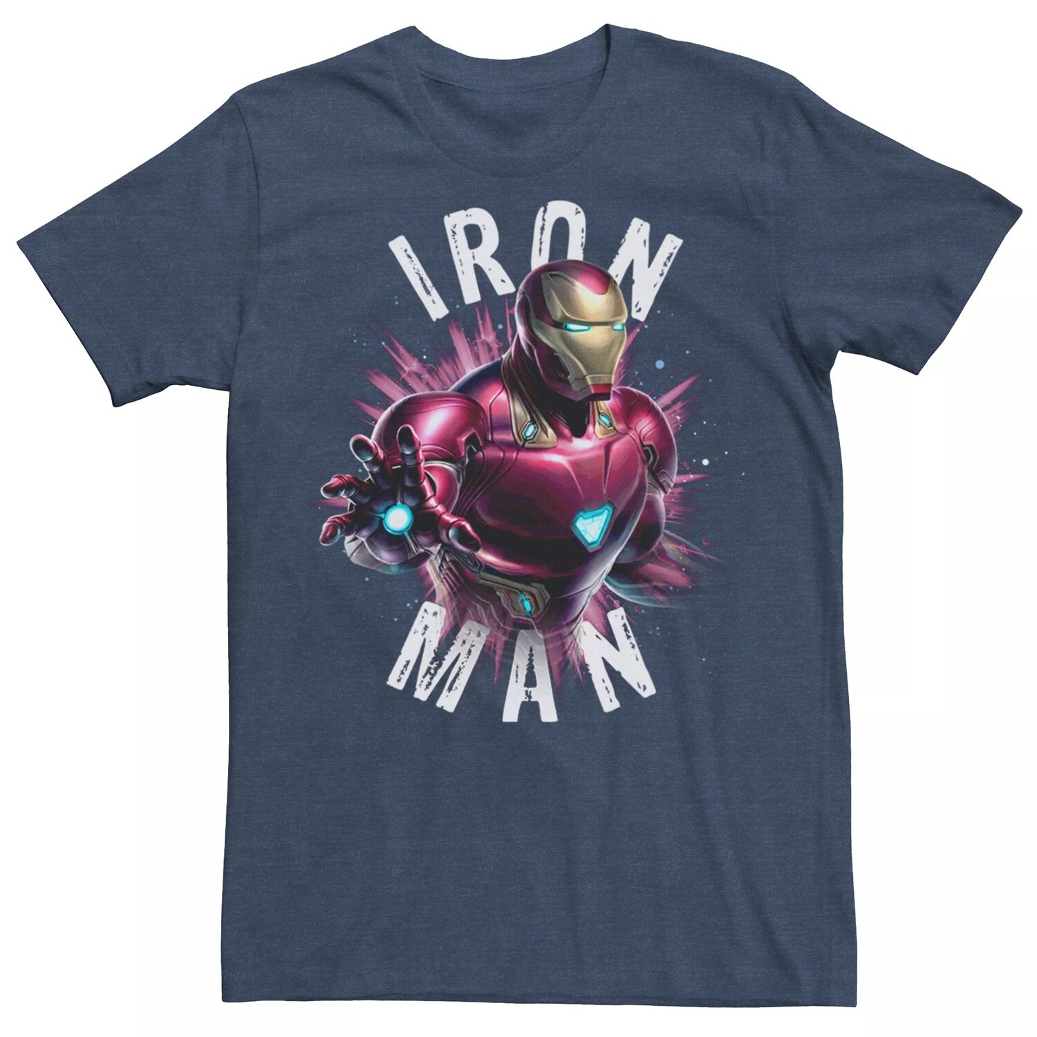 

Мужская футболка с портретом Marvel Avengers Endgame Iron Man Power Licensed Character, Серый, Мужская футболка с портретом Marvel Avengers Endgame Iron Man Power Licensed Character