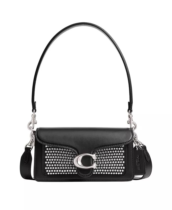 

Сумка через плечо Crystal Tabby Small COACH, черный