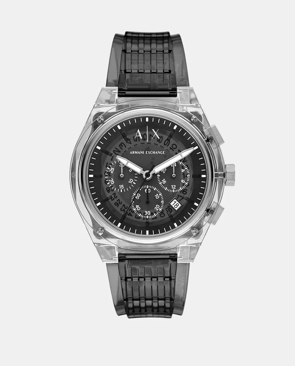 

AX4167 Мужские часы-хронограф, черный полиуретан Armani Exchange