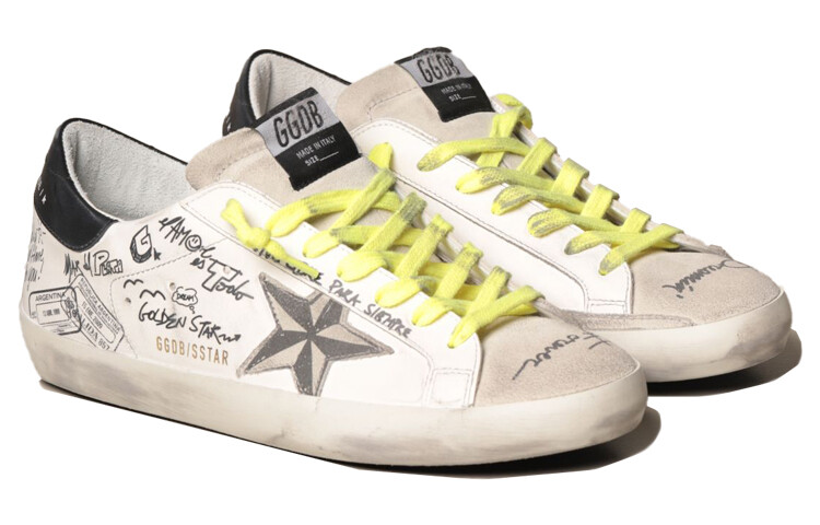 Кеды мужские с низким верхом Golden Goose, белый/серый/черный — фото 3