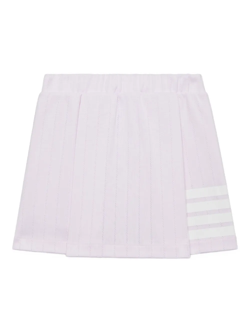 

Плиссированная юбка мини Thom Browne Kids, розовый