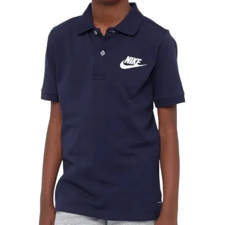 Поло детское Nike Lapel Marine Blue