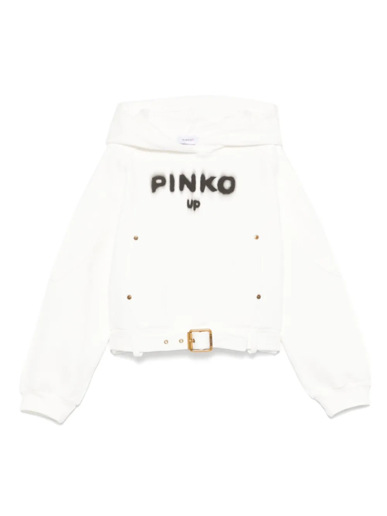 

Худи с логотипом Pinko Kids, белый