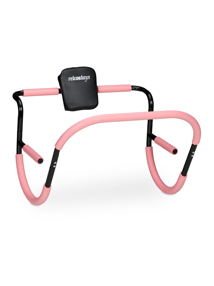 

Relaxdays Тренажер для пресса розово-черного цвета - (Ш)69 x (В)68,5 x (Г)65 см