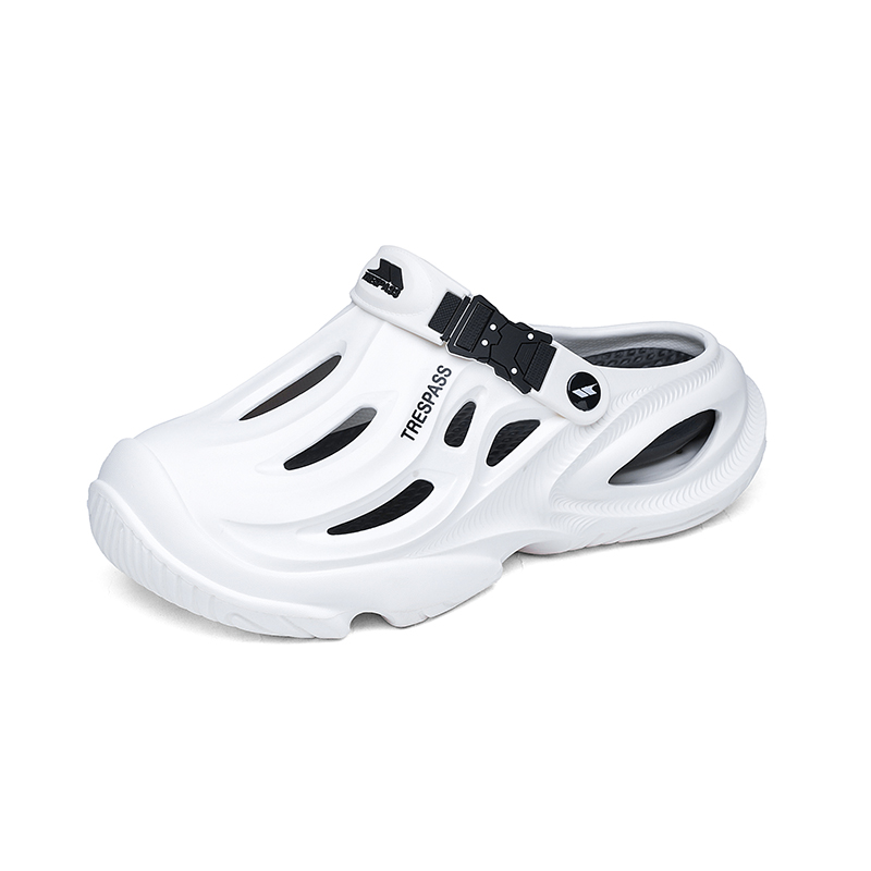 

TRESPASS Клоги мужские бело-черные, цвет White Black