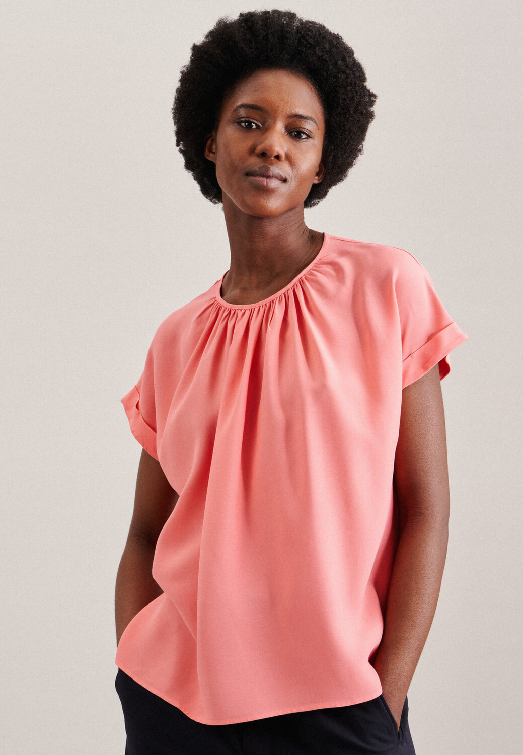 

Блуза Seidensticker Shirt Regular, цвет Rosa/Pink