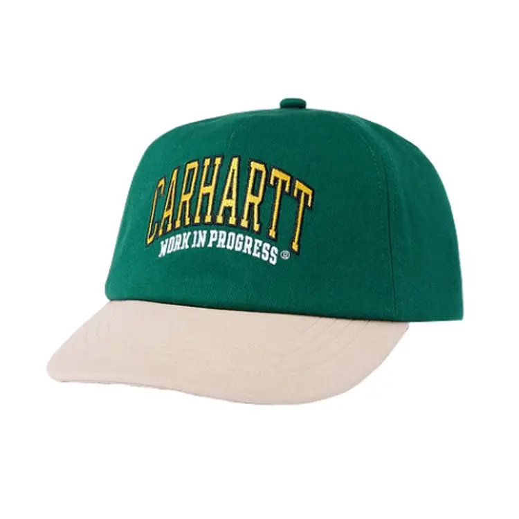 

Carhartt WIP Хлопковая бейсболка унисекс зеленая, Green