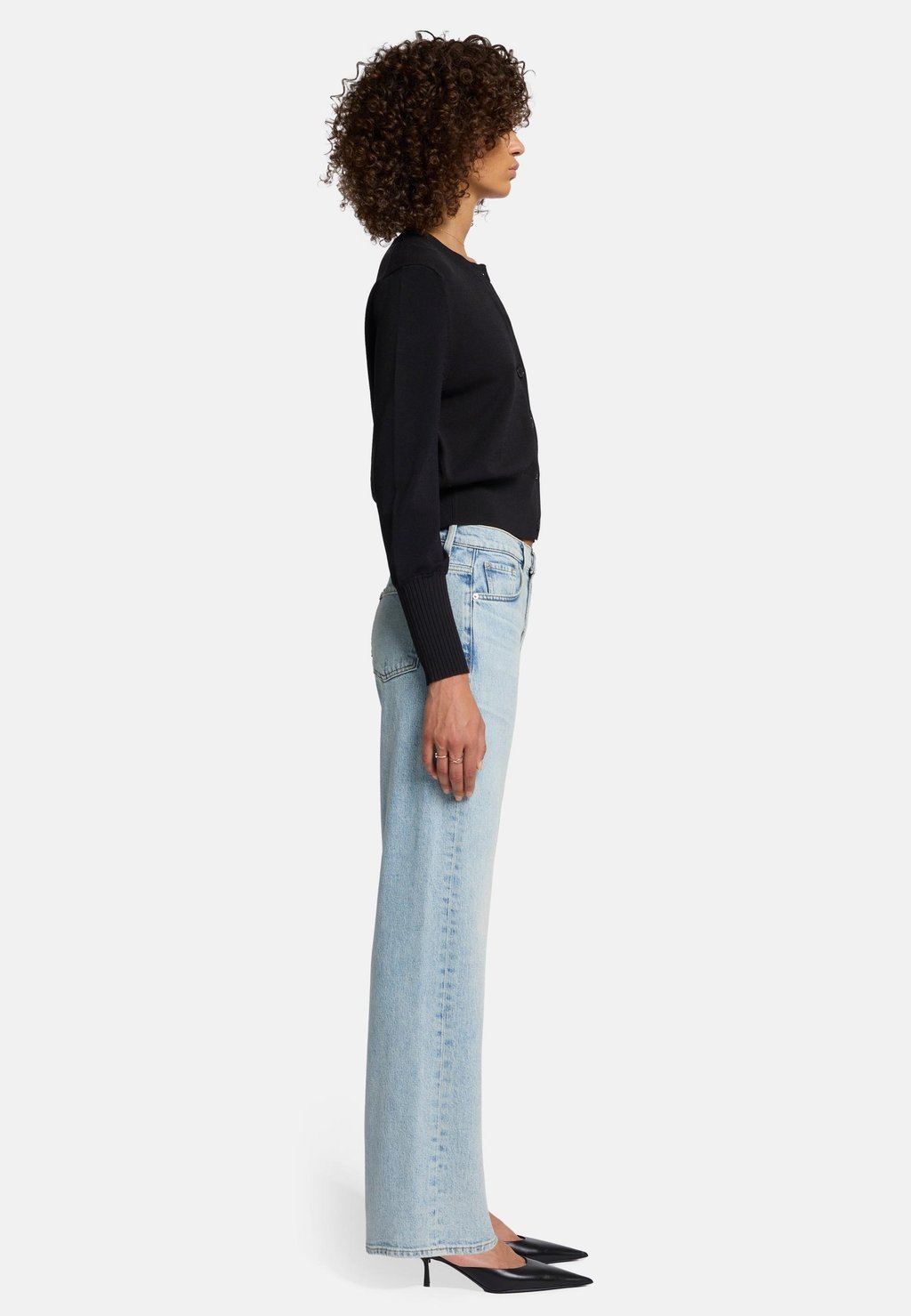 

Джинсы свободного кроя 7 for all mankind, светло-голубой