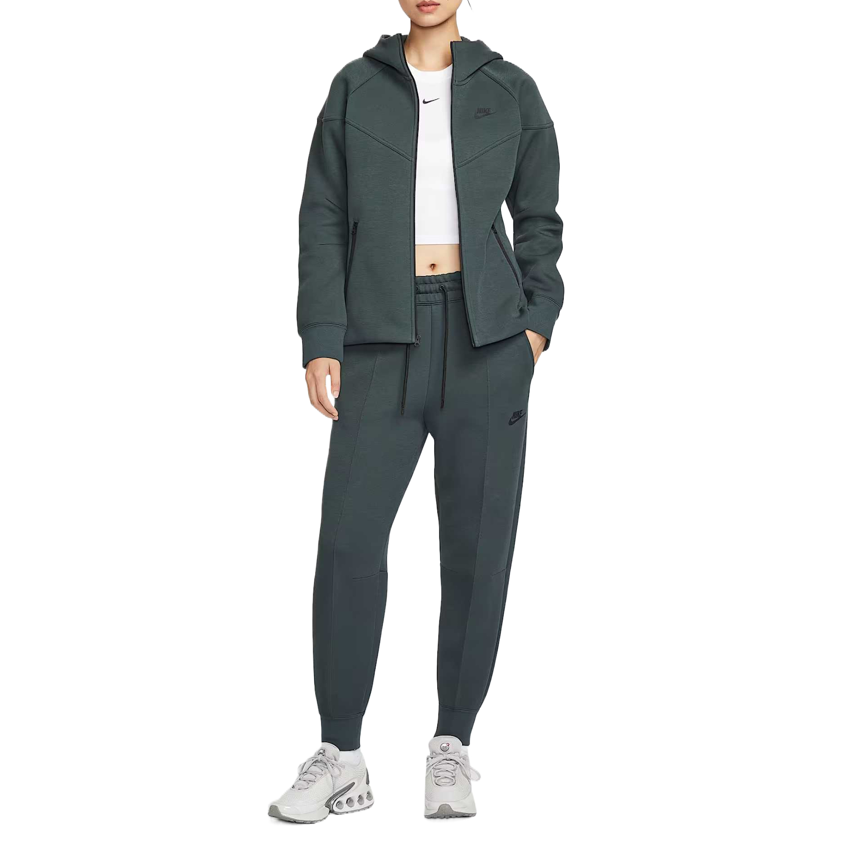 Спортивные брюки Tech Fleece Knitted женские Nike, зеленый — фото 4