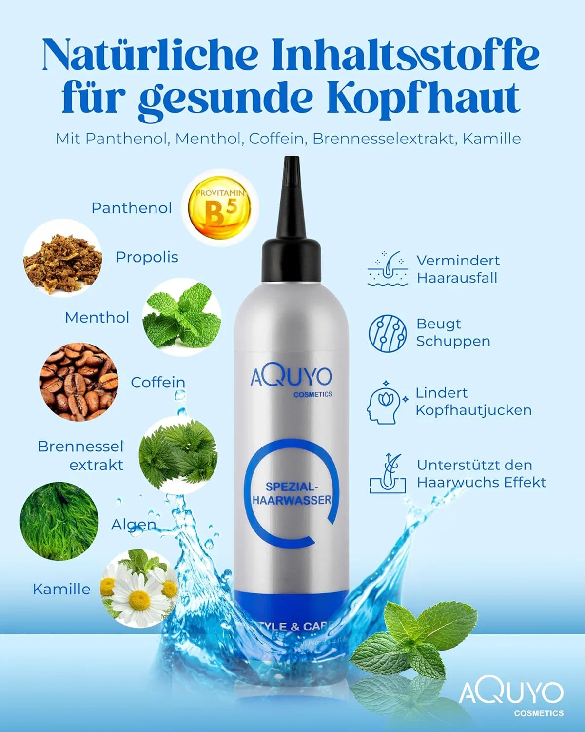 Тоник для кожи головы Style & Care Scalp Care от сухости и зуда Aquyo Cosmetics — фото 4