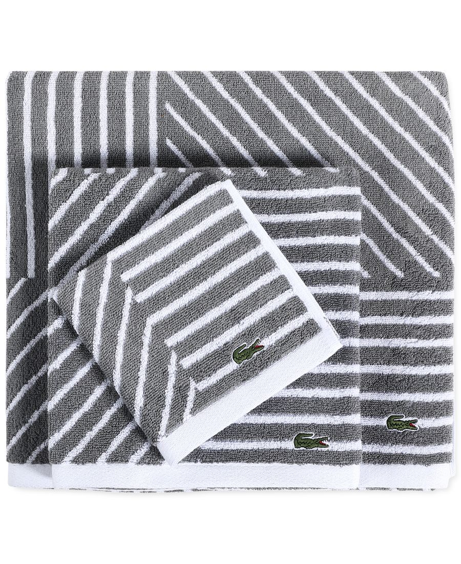 Салфетка для умывания guethary, 13 x 13 дюймов. Lacoste Home, Meteorite — фото 2