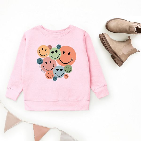 Свитшот Smileyworld stacked smiles The Juniper Shop, Natural — фото 2
