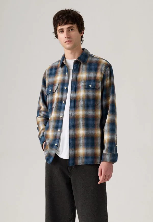Рабочая рубашка джексона Levi'S, Warwick Plaid Vintage Indigo Flannel — фото 2