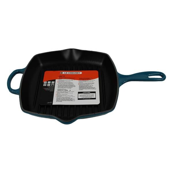 

Фирменная сковорода гриль Le Creuset, синий