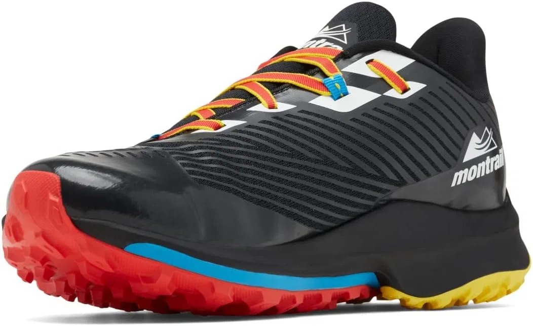 Мужские походные ботинки Columbia Montrail Trinity, Black Red Hibi — фото 2