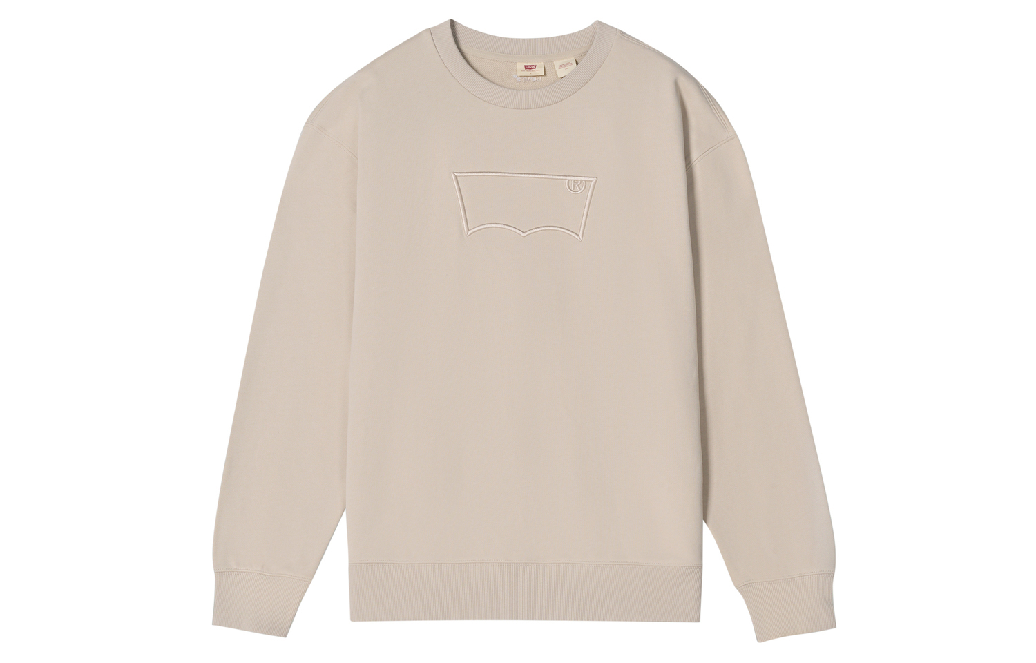 

Levis Свитшоты Unisex Khaki Crew Neck Moderate
