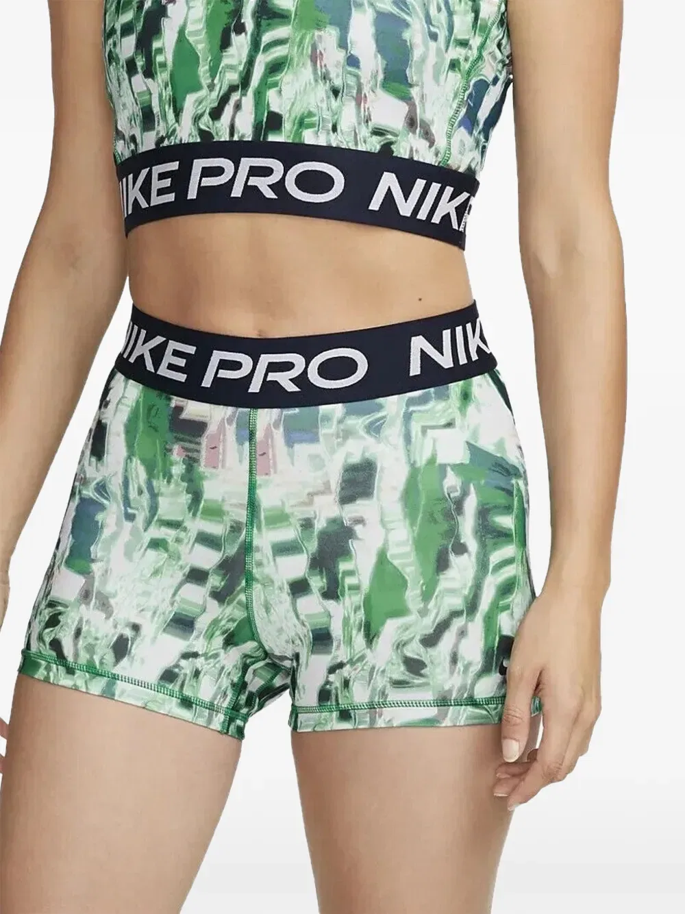Профессиональные шорты с узором Nike, зеленый — фото 2